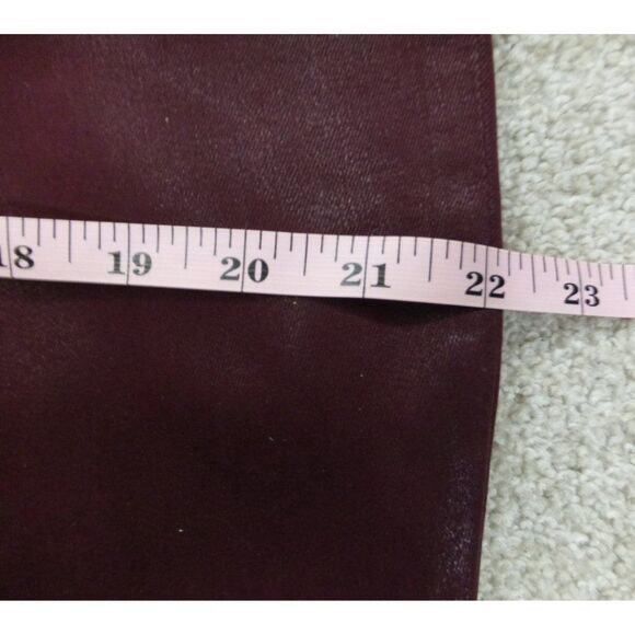 NWT Jen7 by 7 For All Mankind Coated Ankle Skinny Jeans Wine (Plus Size Fashion) - Picture 10 of 11